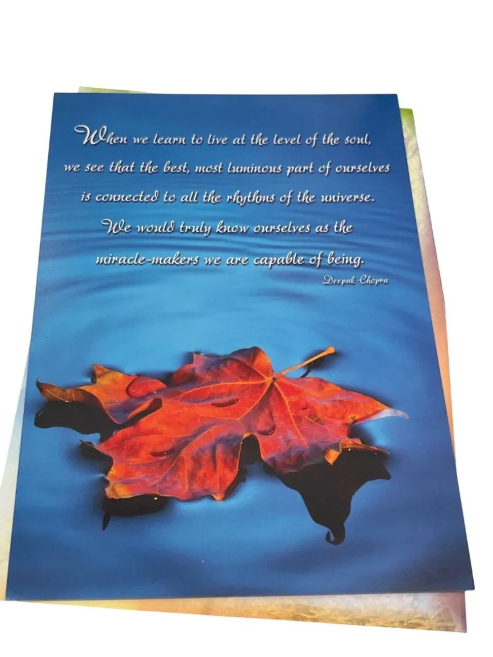 Heaven Within Inspirational Cards & Envelopes By Deepak Chopra Lot Of 8 Cards